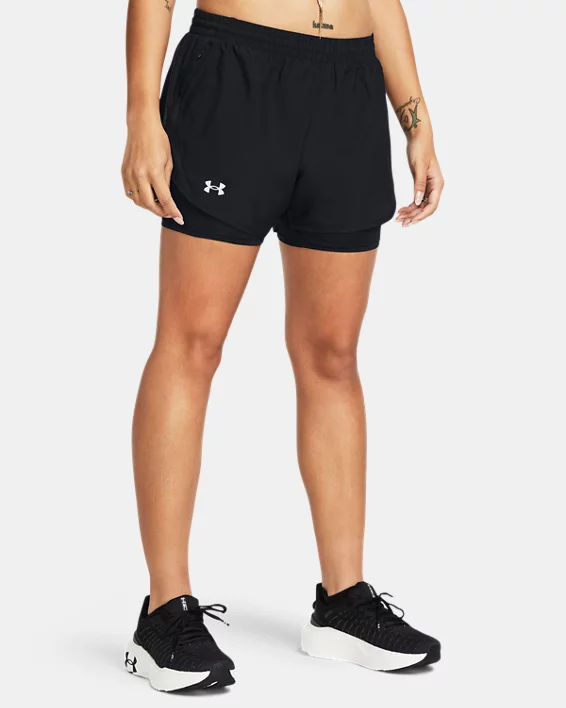 UA Fly-By Womens 2-in-1 Shorts