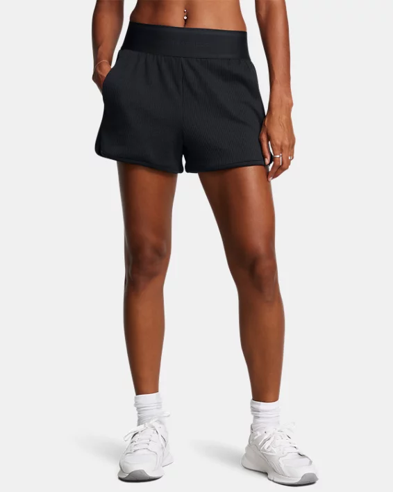 UA Journey Rib Womens 3" Shorts
