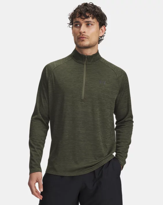 UA Tech Textured Mens  Zip