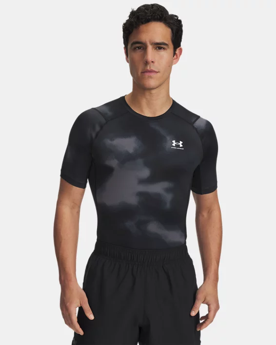HeatGear Printed Mens Short Sleeve