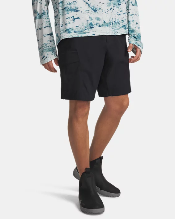 UA Fish Pro 2.0 Mens 9" Cargo Shorts
