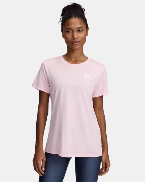 UA Tech Twist Womens Short Sleeve