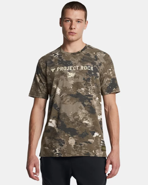 Project Rock Veterans Day Printed Mens Short Sleeve