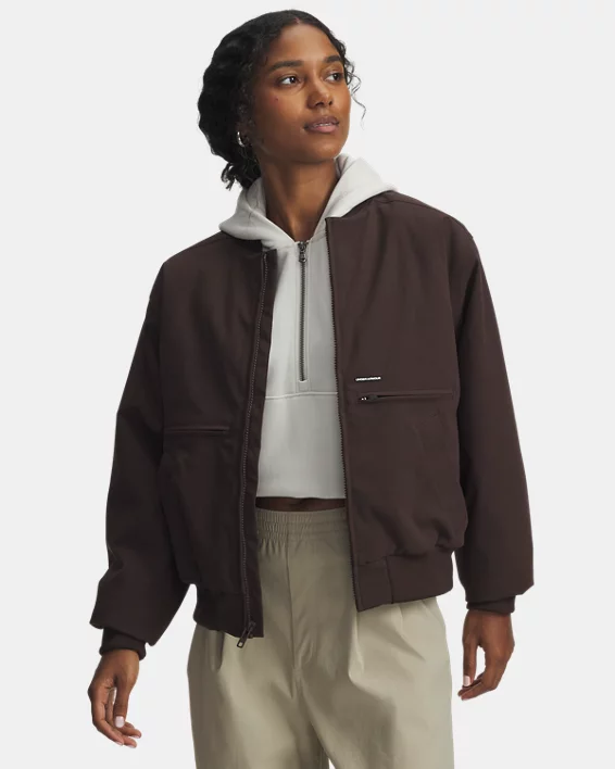 UA Expanse Fleece-Lined Womens Bomber Jacket