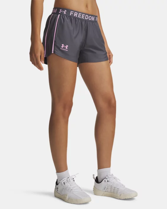 UA Freedom Play Up Womens 3" Shorts