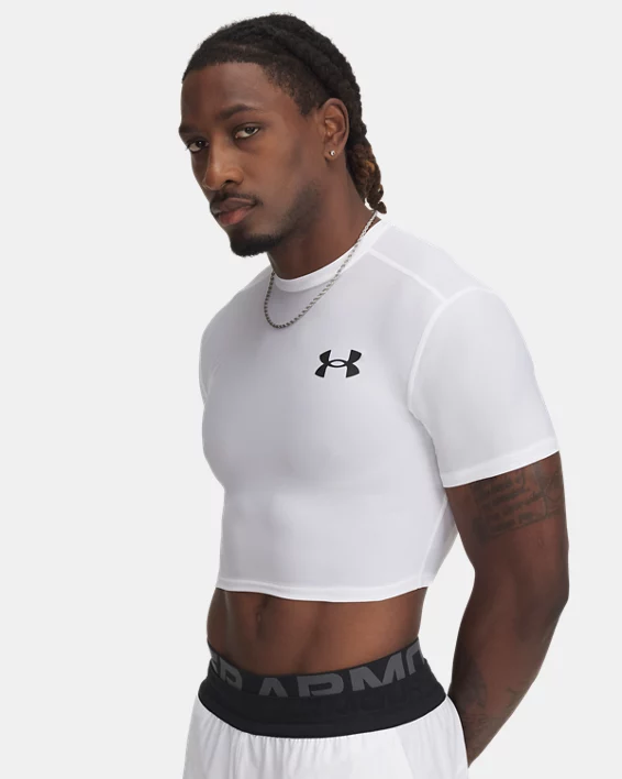 HeatGear OG Compression Mens Crop Short Sleeve