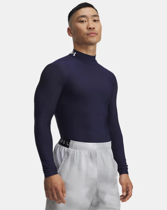 HeatGear OG Compression Mens Mock Long Sleeve
