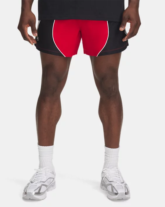 UA Icon Colorblock Mens 6" Volley Shorts
