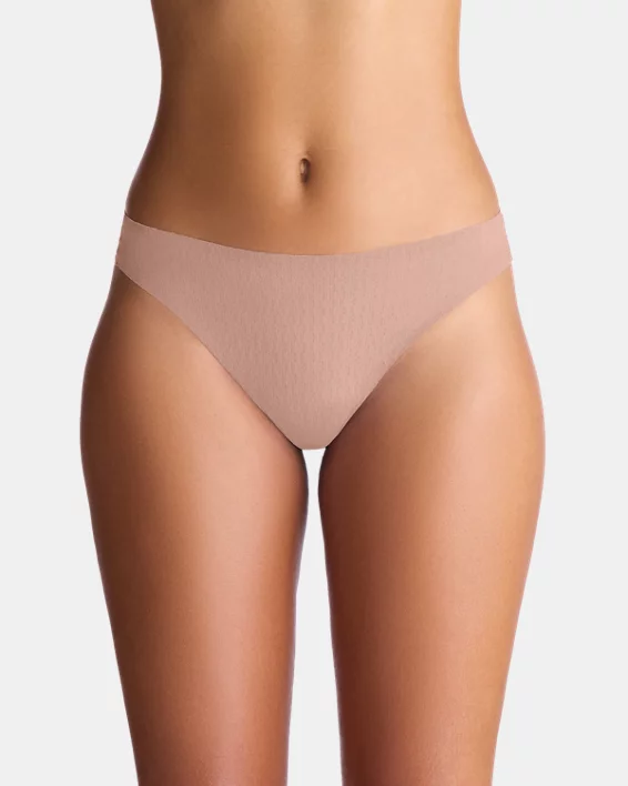 UA Pure Stretch Mesh Womens Thong Underwear