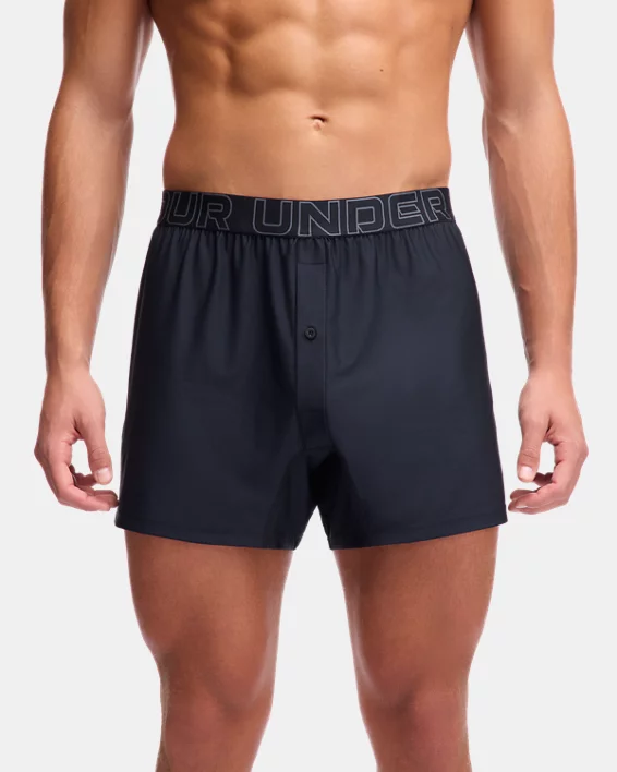 UA Performance Tech Mesh Mens 6" 3-Pack Boxer