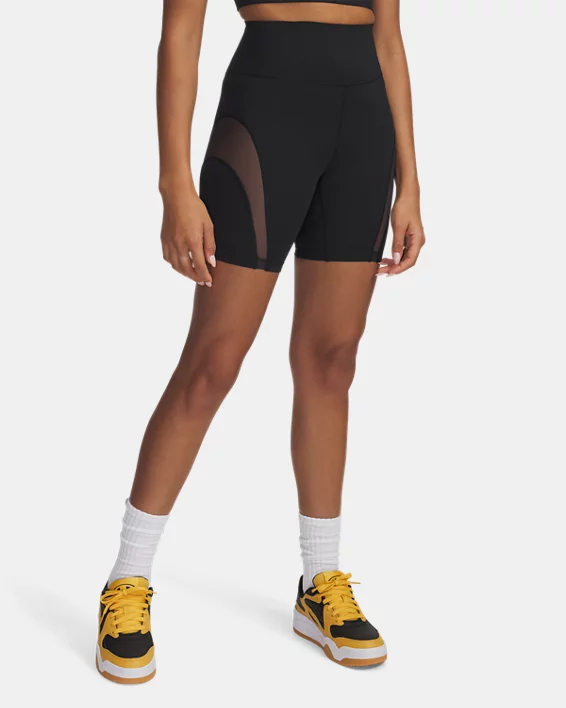 UA Meridian Mesh Womens 7" Shorts