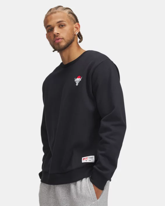 Project Rock Red One Gains Mens Crew