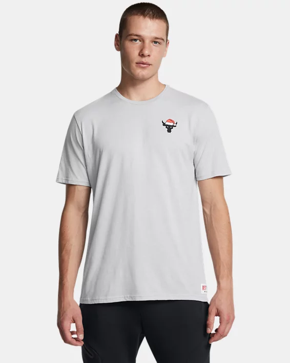 Project Rock Red One Gains Mens T-Shirt