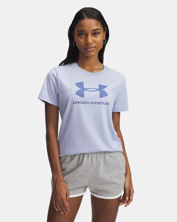 UA Big Logo Womens Short Sleeve