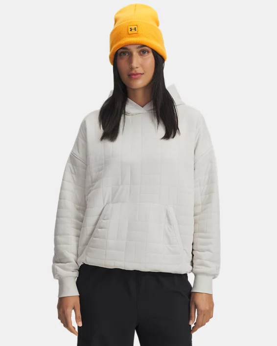 UA Unstoppable Fleece Textured Womens Hoodie