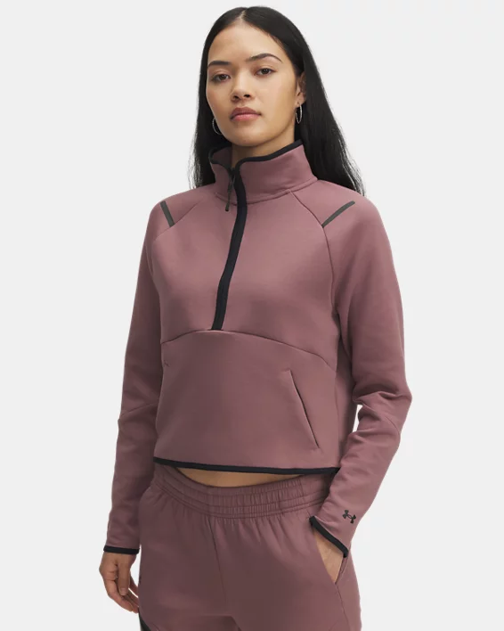 UA Unstoppable Fleece Womens  Zip