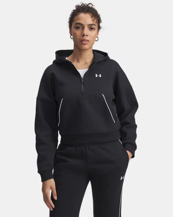 UA Rival Fleece Piped Womens  Zip Hoodie