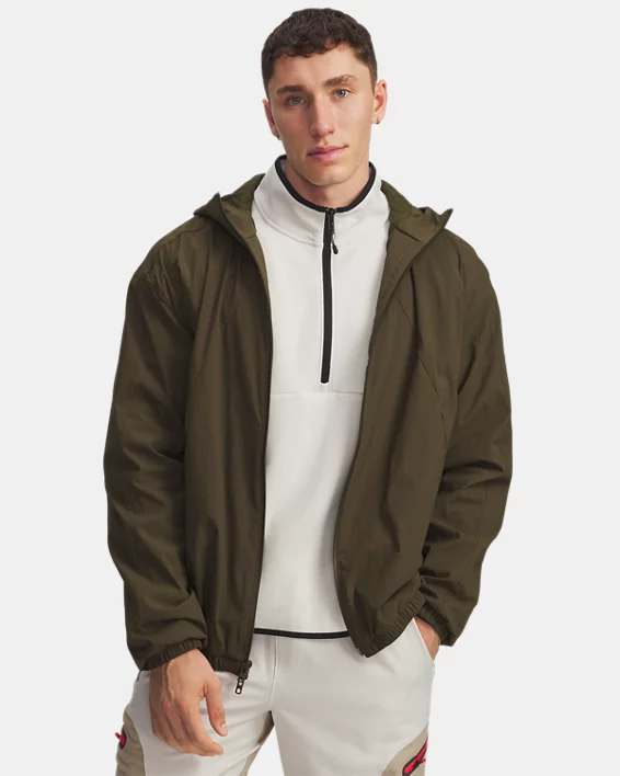 UA Unstoppable Textured Woven Mens Jacket