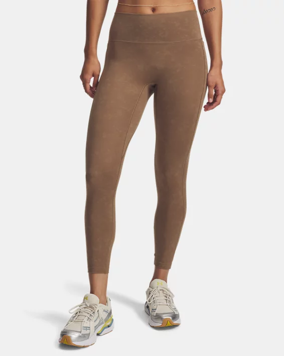 UA Meridian Suede Effect Womens Ankle Leggings