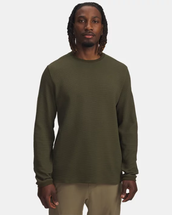 UA Expanse Waffle Mens Crew