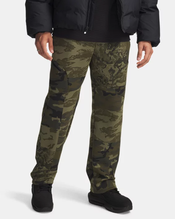 UA Unstoppable Fleece Camo Mens Pants