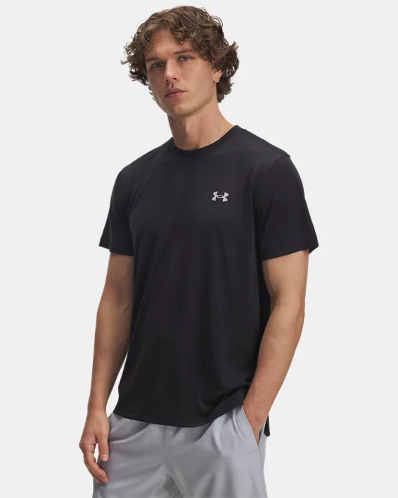 UA Launch Camo Mens Short Sleeve