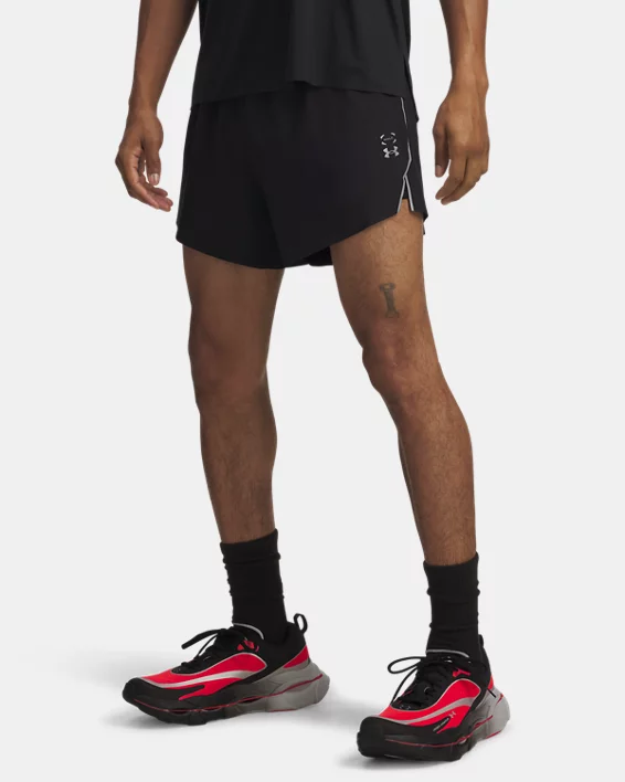 UA Halo Run Mens 4" Shorts