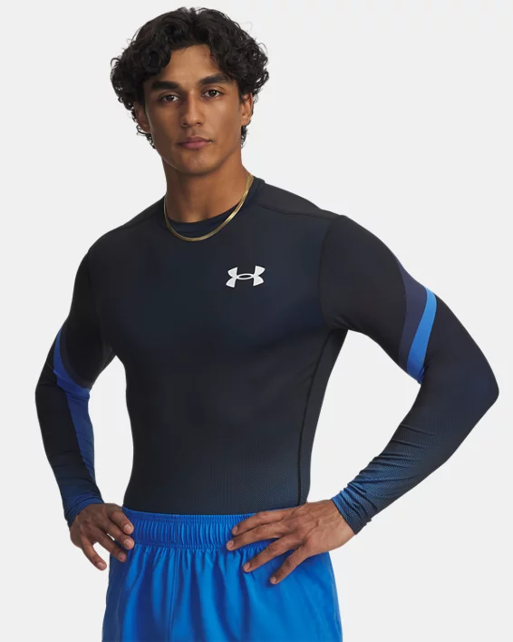 HeatGear Sublimated Crew Mens Long Sleeve