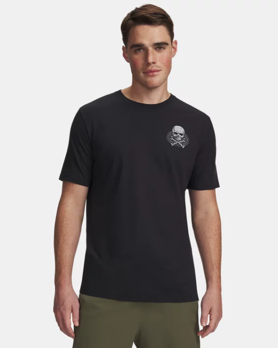 UA Freedom Fire Skull Mens T-Shirt