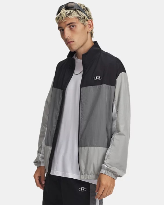 UA Icon Woven Track Mens Full Zip