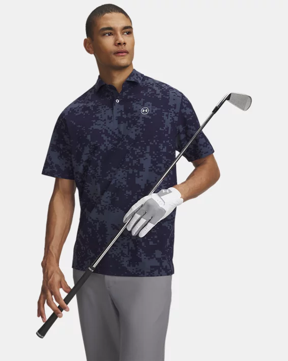 UA Drive Chill Printed Mens Polo