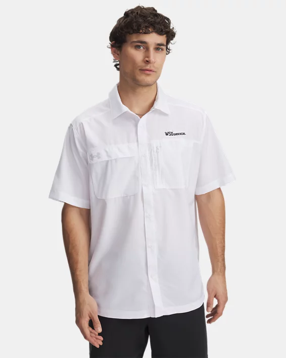 UA Motivate Collegiate Mens Button Up