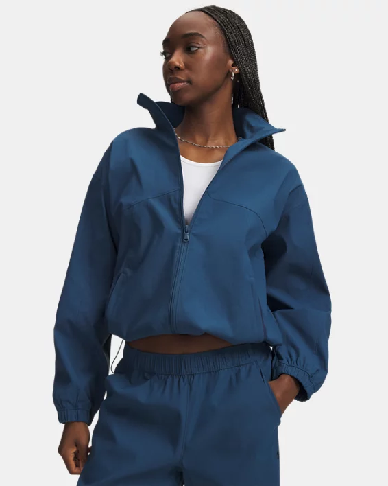 UA Unstoppable Woven Womens Full Zip