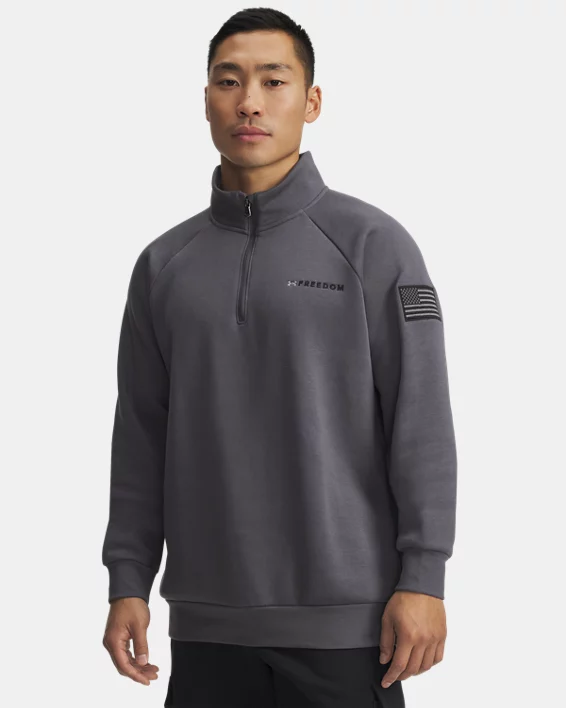 UA Freedom Icon Fleece Mens  Zip