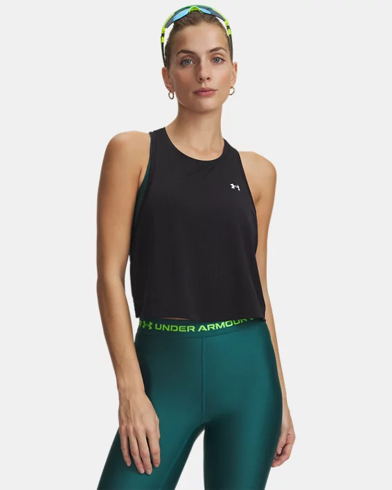 UA Tech Sport Mesh Womens Crop Tank