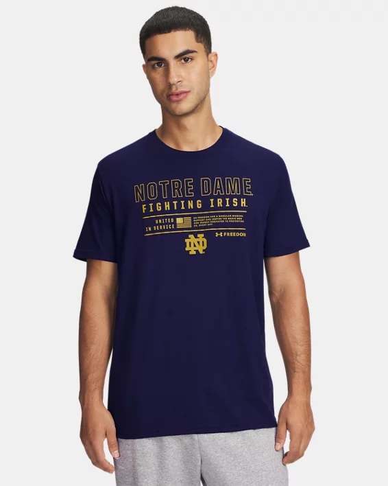 UA Performance Cotton Collegiate Mens Short Sleeve T-Shirt