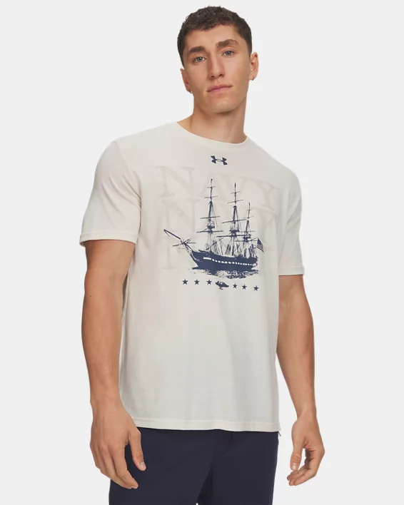 UA Performance Cotton Collegiate Mens Short Sleeve T-Shirt
