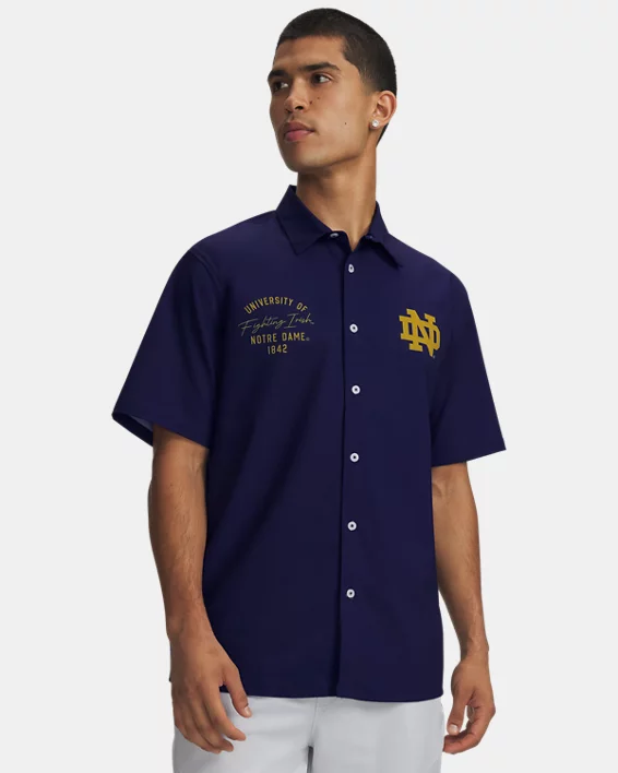 UA Gameday Armourfuse Camp Collegiate Mens Shirt