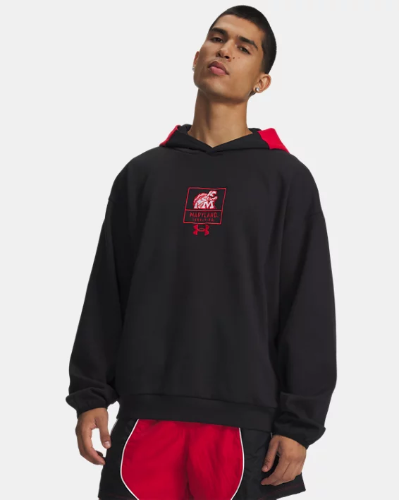 UA Gameday Icon Double Knit Fleece Collegiate Mens Hoodie